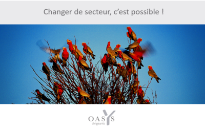 Webinaire de Direction Générale “Changer de secteur, c’est possible !”