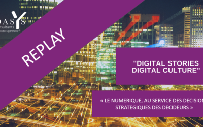 Replay webinaire Episode n°2 de “Digital Stories, Digital Culture”