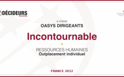 Oasys Dirigeants classé Incontournable en Outplacement Individuel