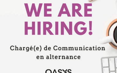 Oasys & Cie recrute son futur chargé(e) de communication en alternance !